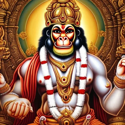 Prompt: Lord Hanuman