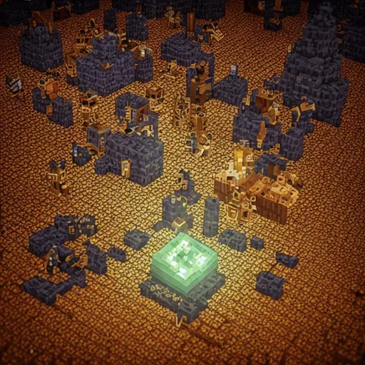 Prompt: voxel art, steampunk, dark colors, sparkling night, stars, factory, minecraft
