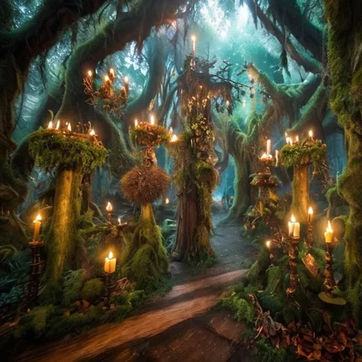 Prompt: enchanted forest