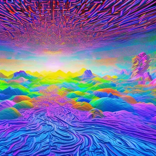 Prompt:  Imagine a groundbreaking AI art project called "Dreamscapes," where AI collaborates with artists from around the world to create mesmerizing and immersive artwork.