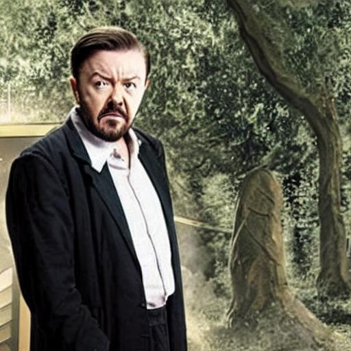 Ricky Gervais as doctor who | OpenArt