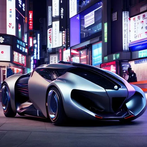 Prompt: futuristic car design by  Kazunori Itō

close-up raw photo, work-wheels, Shibuya Shibuya, cinematic colors, photorealistic, highly detailed, night photography
