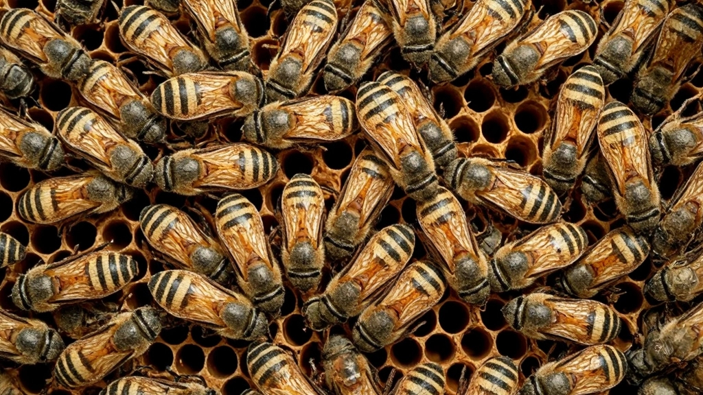 Partiful Bees Bunch of bees that are in a beehive together, with a...