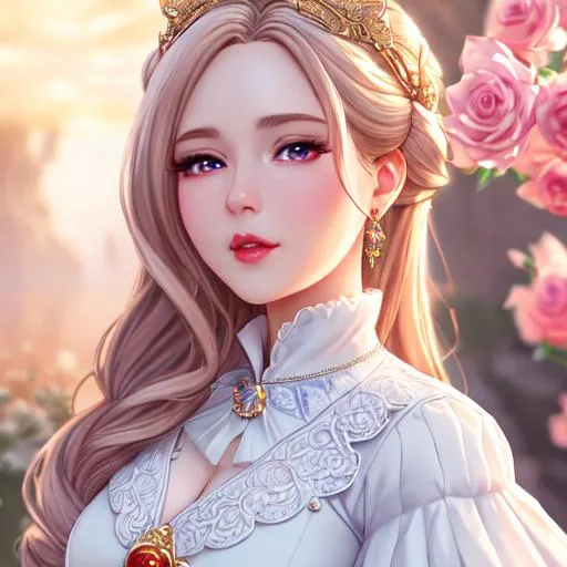 Prompt: complex intricate detail and quality, detailed, masterpiece, insanely detailed, highly detailed, perfect composition, 16k upscaled image, 8k, anime style, white dress, mature woman, very pale complexion, beautiful, rosy cheeks, red lips, elegant.
zoe from league of legends
