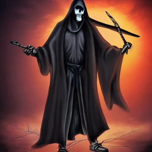 Prompt: Grim reaper