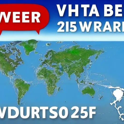 Prompt: Water shortage 25 countries for YouTube thumbnail 