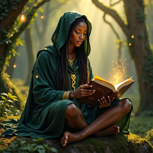 Prompt: @6L3BFZJq7ucCPdvze8kU reading a book