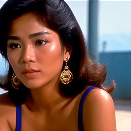 Prompt: filipino skincare, 1980s movie screengrab, photorealistic