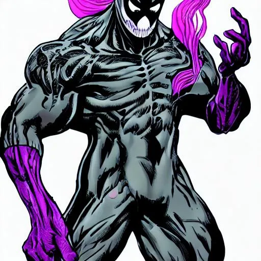 Prompt: Purple symbiote