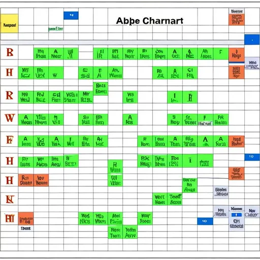 alphabet chart