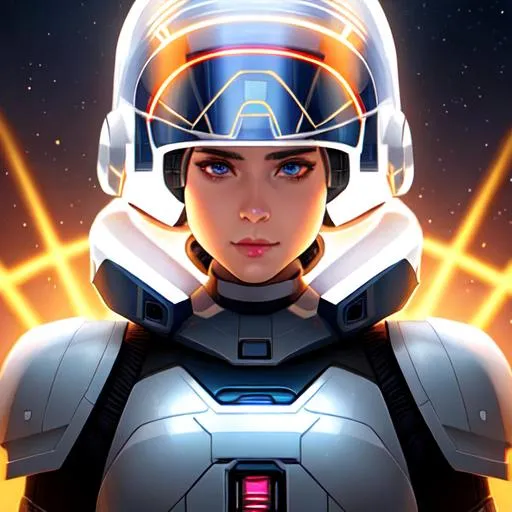 Prompt: symmetry! ! portrait of strom trooper, star wars, sci - fi, glowing lights! ! intricate, elegant, highly detailed, digital painting, artstation, concept art, smooth, sharp focus, illustration, art by artgerm and greg rutkowski and alphonse mucha