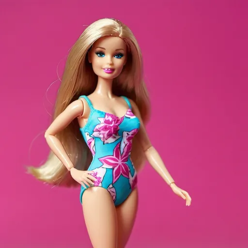 Prompt: 


barbie in a swimsuit

