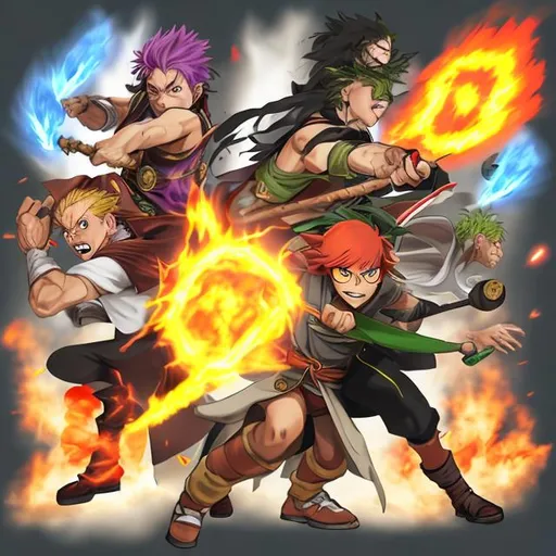 4 elements battle