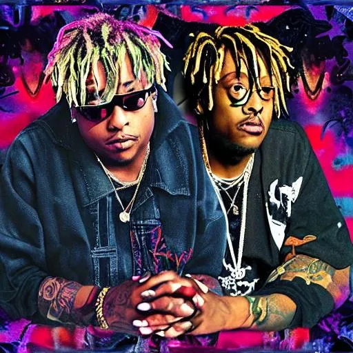 Prompt: Juice wrld in heaven 