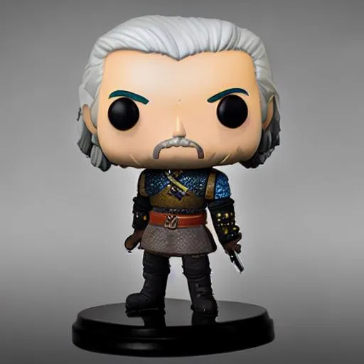 Funko pop Witcher figurine, made of plastic, product