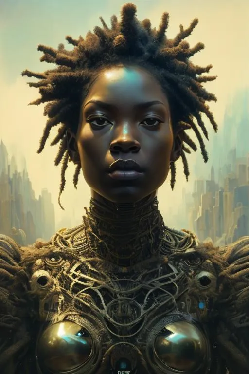 Prompt: afrofuturism, neo-futuristic, detailed, natural image face  ,photography, photorealistic concept art, soft natural volumetric cinematic perfect light, chiaroscuro, award - winning photograph, masterpiece, oil on canvas full body
