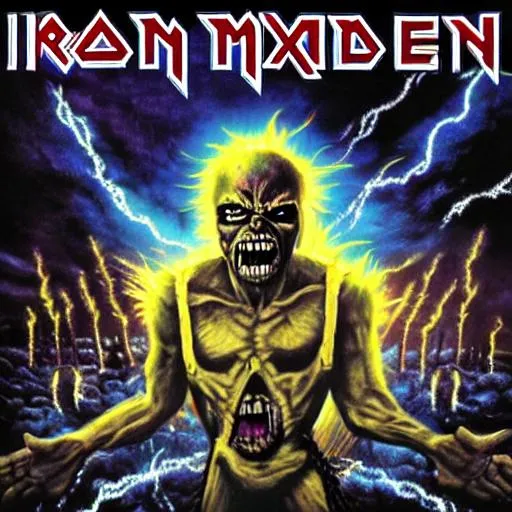 iron maiden lightning album cover | OpenArt