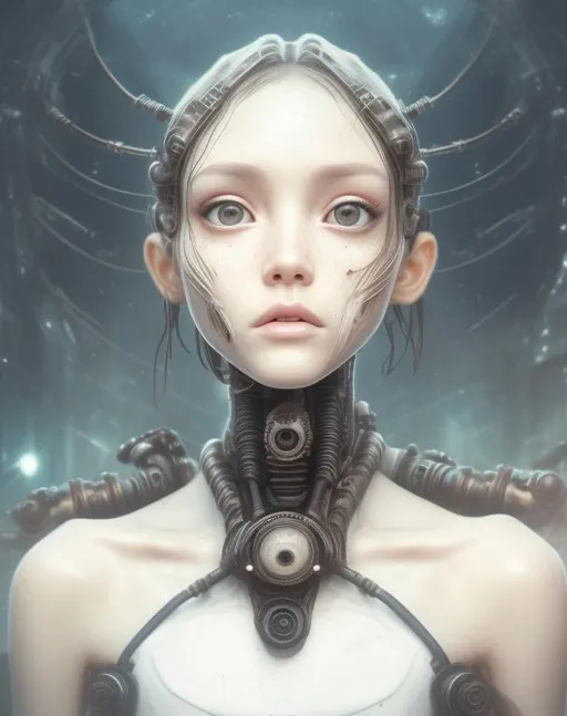 Prompt: a beautiful fit petite girl on an alien planet, long legs, science fiction, full length, detailed eyes, hyperdetailed face, complex, symmetrical face, sharp focus, perfect, model, close-up, textured, looking into the camera, science fiction, chiaroscuro, professional make-up, realistic, rough, gritty, figure in frame, Steampunk mask girl blond, d&d, fantasy, intricate, elegant, beauty, highly detailed, digital painting, concept art, insanely detailed and visually striking, by greg rutkowski, Giger, glamour, high quality model, pixiv contest winner, deviantart, character design, by pascal blanche rutkowski repin artstation hyperrealism, cinematic lighting, high quality, highres, detail enhancement, 8k, hdr, sharp focus, ultra detailed, ((best quality))