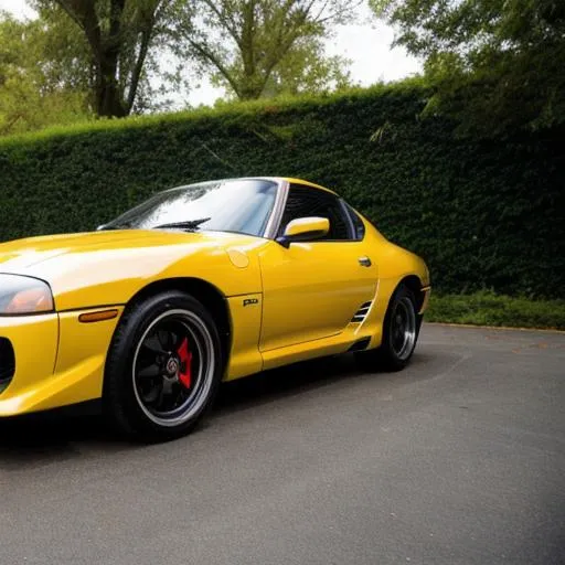 Prompt: toyota supra vintage