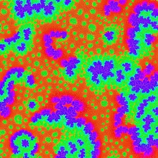 Prompt: full color mandelbrot fractal zoom out