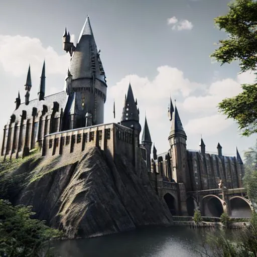 Prompt: Hogwarts Castle
