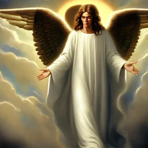 Prompt: The true appearance of an angel as described in the bible.