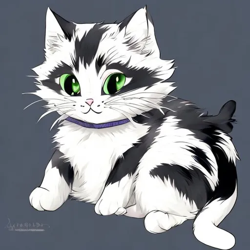 Cute Cat - Anime Style by aertst on DeviantArt