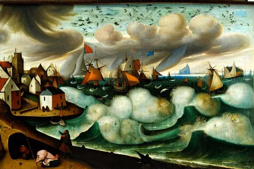 Prompt: Seascape
Northern Renaissance
Inspired by Peter Bruegel elder