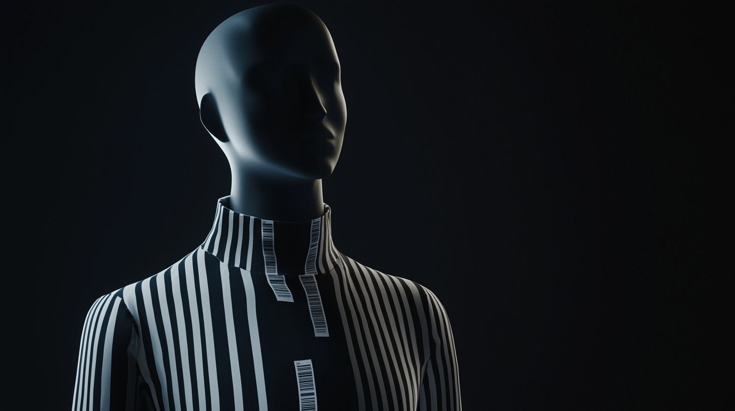 Prompt: high end barcode mannequin