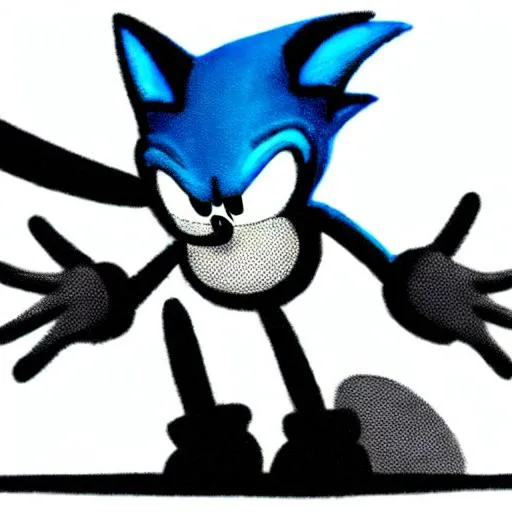 Prompt: Sonird Sonic Everything exe classy Art OC Gustavo zooplankton taking away AEIXRUEEXEUOAAA!!!!!!, Upside-Down