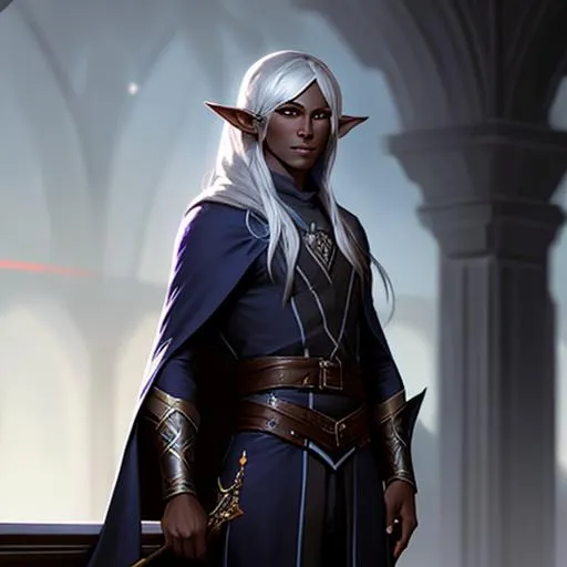 Drow Elf, male, trending on artstation, Greg Rutkowski | OpenArt