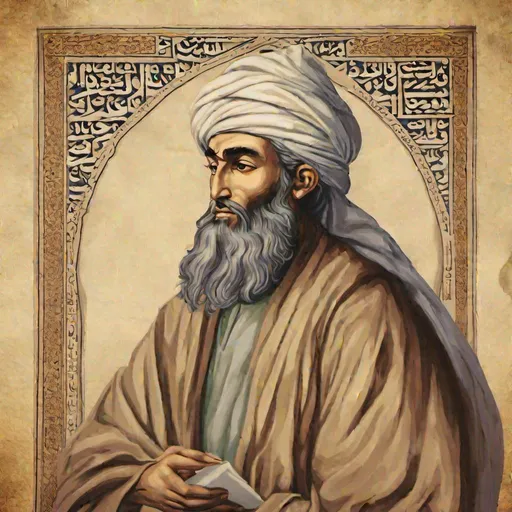 Prompt: Art image of ibn tayymiyah 