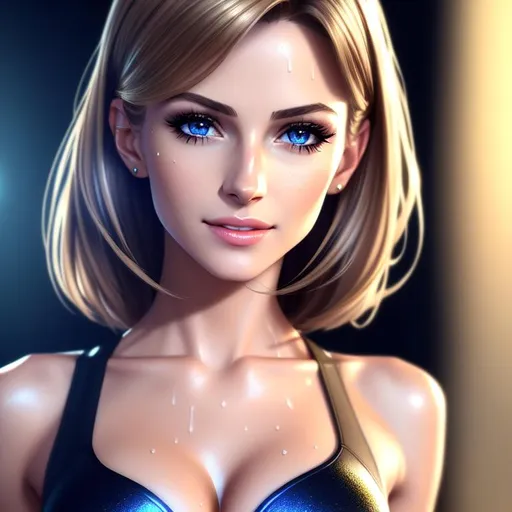 Realistic Girl Skin Highlights Hair Highlights Sw