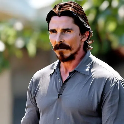 Prompt: Christian Bale si fuera mexicano