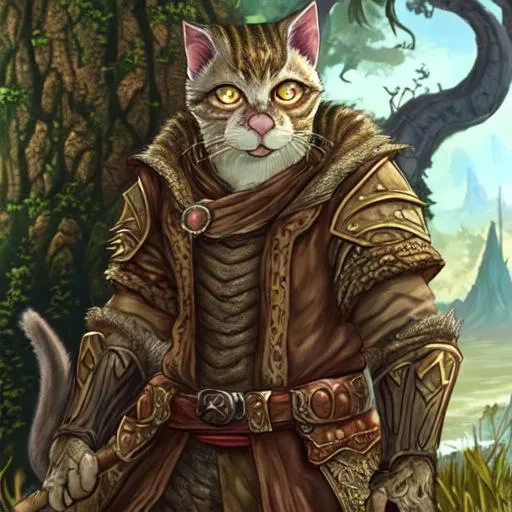 Prompt: khajit from fantasy game
