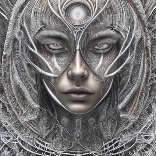 Prompt: **alex gray psychadelic art style masculine man beautiful woman sacred geometry spiritual pastel pale colours fine detail** - <@1076755507940958309> (fast)