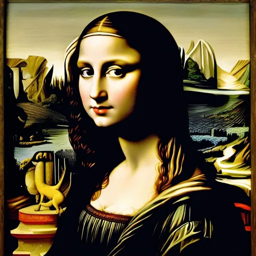 Prompt: Hermoine in a classic painting of the Mona Lisa