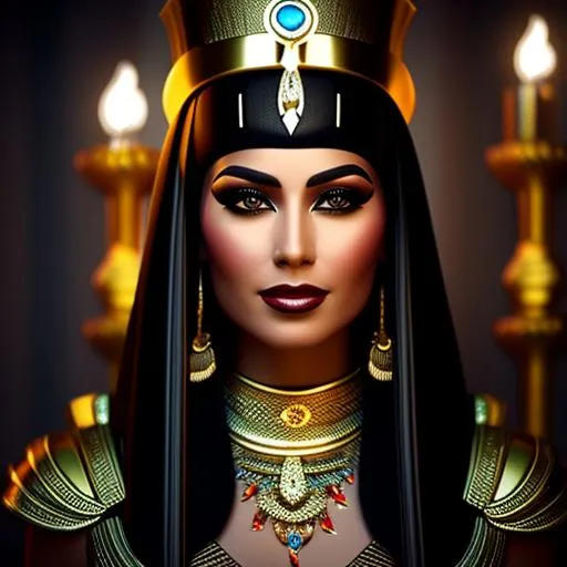 Prompt: Cleopatra, cinematic light,  fantasy