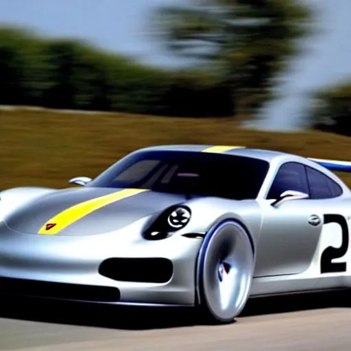 Prompt: le mans porsche concept