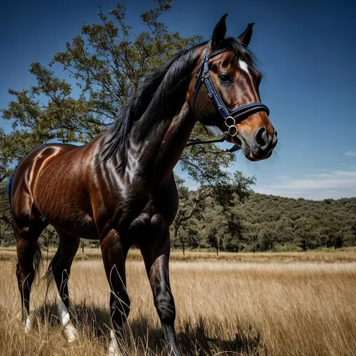 Prompt: Ultra realistic, beautiful horse, perfect Symetric