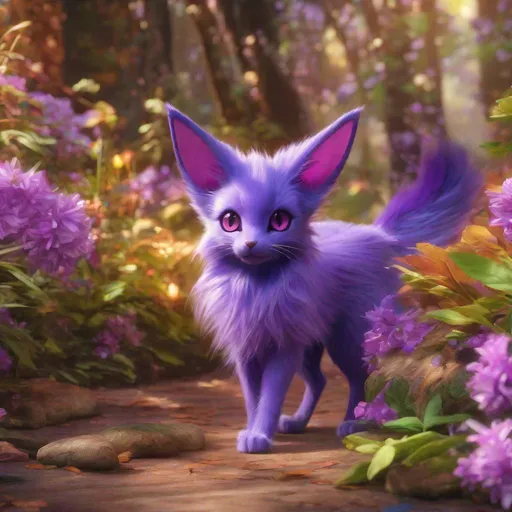 Prompt: (Espeon), realistic, photograph, fantasy, epic oil painting, (hyper real), furry, (hyper detailed), extremely beautiful, on back, playful, UHD, studio lighting, best quality, professional, ray tracing, 8k eyes, 8k, highly detailed, highly detailed fur, hyper realistic thick purple fur, canine quadruped, (high quality lilac fur), fluffy, shiny fur, full body shot, top quality art, hyper detailed eyes, depth, perfect composition, ray tracing, vector art, masterpiece, trending, instagram, artstation, deviantart, best art, best photograph, unreal engine, high octane, cute, adorable smile, lying on back, flipped on back, lazy, peaceful, highly detailed background, vivid, vibrant, intricate facial detail, incredibly sharp detailed eyes, incredibly realistic scarlet fur, concept art, anne stokes, yuino chiri, character reveal, extremely detailed fur, sapphire sky, complementary colors, golden ratio, rich shading, vivid colors, high saturation colors, silver light beams