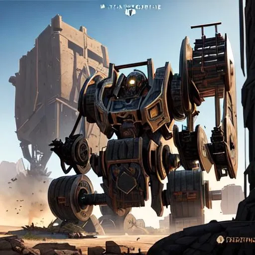 Prompt: Destiny Wrath Of The Machine Siege Engine
