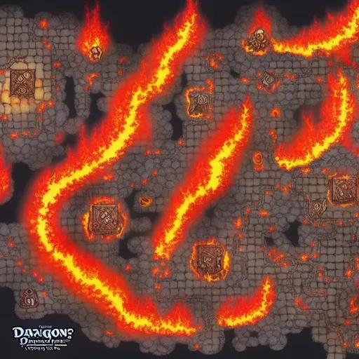dungeons and dragons 5e, battle map, dwarven undergr... | OpenArt