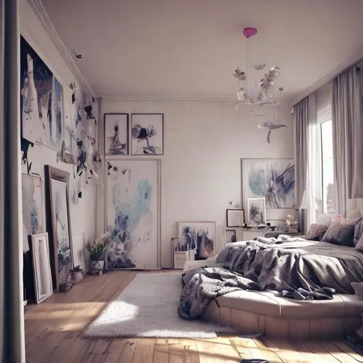 Prompt: artist bedroom dream like