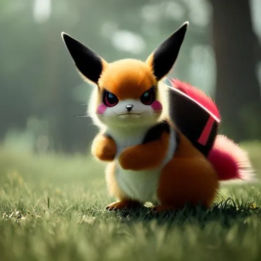 Prompt: decku as a pokemon
