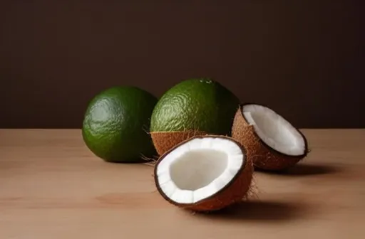 Prompt: put a lime in a coconut