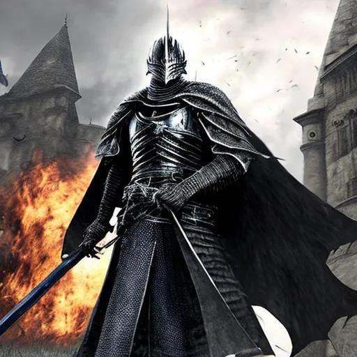 Prompt: Dark Souls Knight