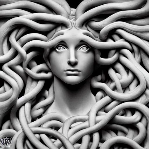 Hyper realistic face beautiful hyper detailed Medusa | OpenArt