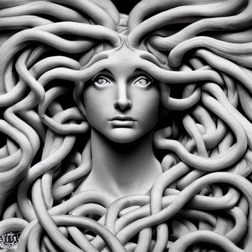 Medusa, Blonde, Greek, High Resolution, composition