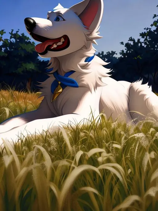 Prompt: Disney Themed, White Dog as Disney Character, Cartoon Style , Art , Portrait , Good Light Effect , 1080p, Very Detailed , High Resolution , Very Beautifull, Cartoon Shape, Fun, Fantasy , Light Colours, 